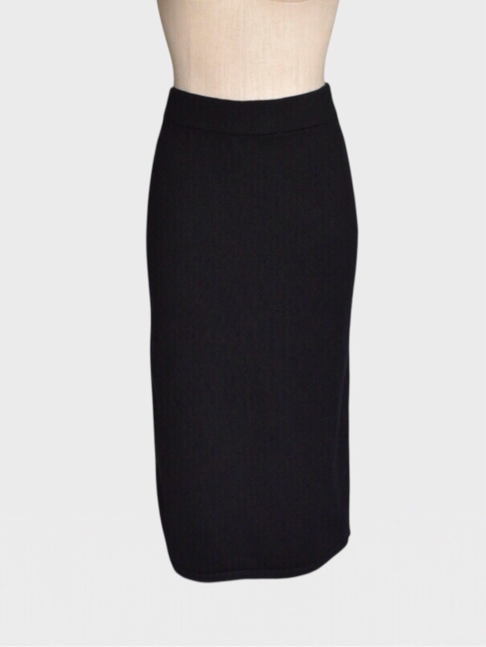 Stretch Knit Pencil Skirt